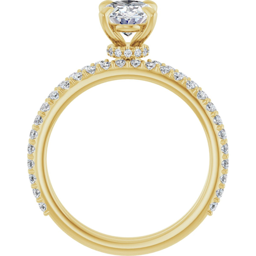 
                  
                    14K Yellow Oval 1 ct Engagement Ring
                  
                