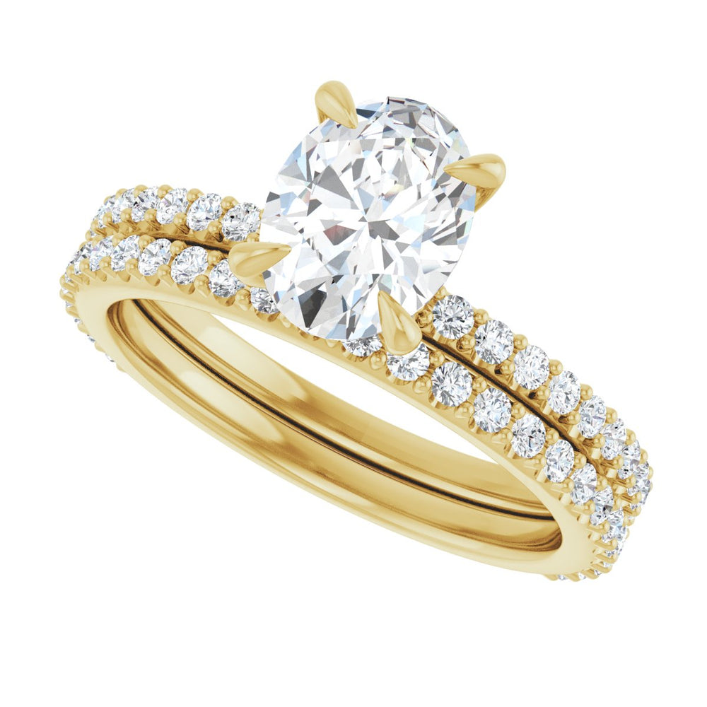 
                  
                    14K Yellow Oval 1 ct Engagement Ring
                  
                