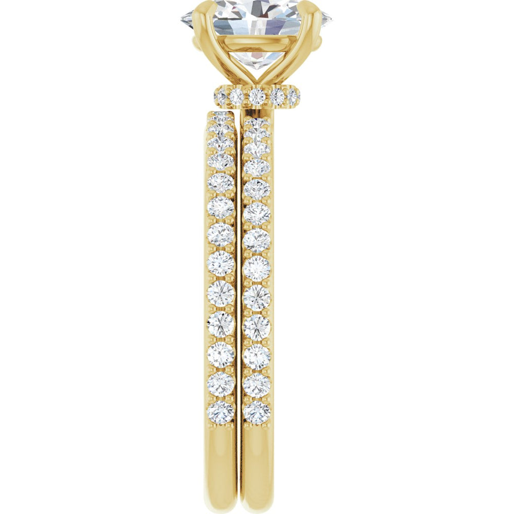 
                  
                    14K Yellow Oval 1 ct Engagement Ring
                  
                