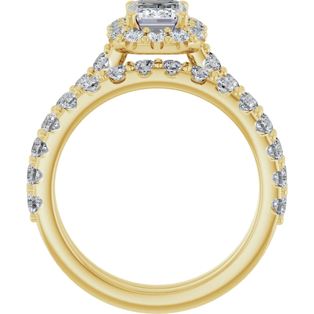 
                  
                    14K Yellow Emerald 1 ct Engagement Ring
                  
                