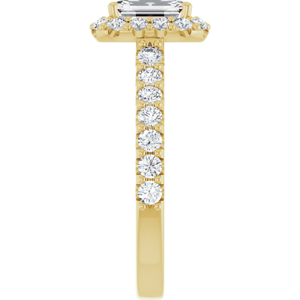 
                  
                    14K Yellow Emerald 1 ct Engagement Ring
                  
                