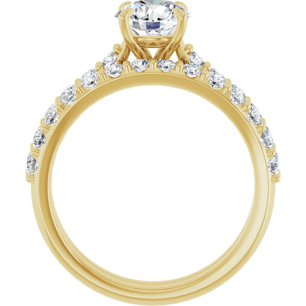 
                  
                    14K Yellow Round 1 ct Engagement Ring
                  
                