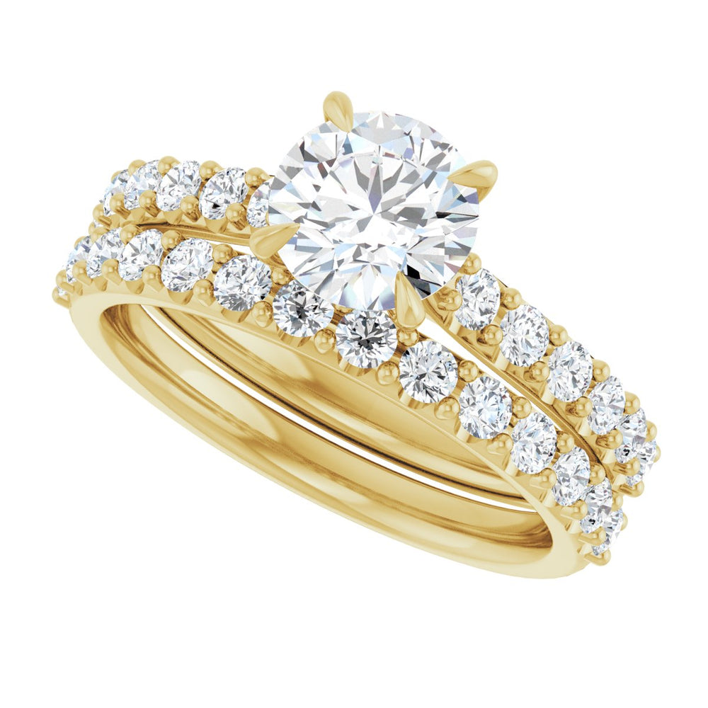 
                  
                    14K Yellow Round 1 ct Engagement Ring
                  
                