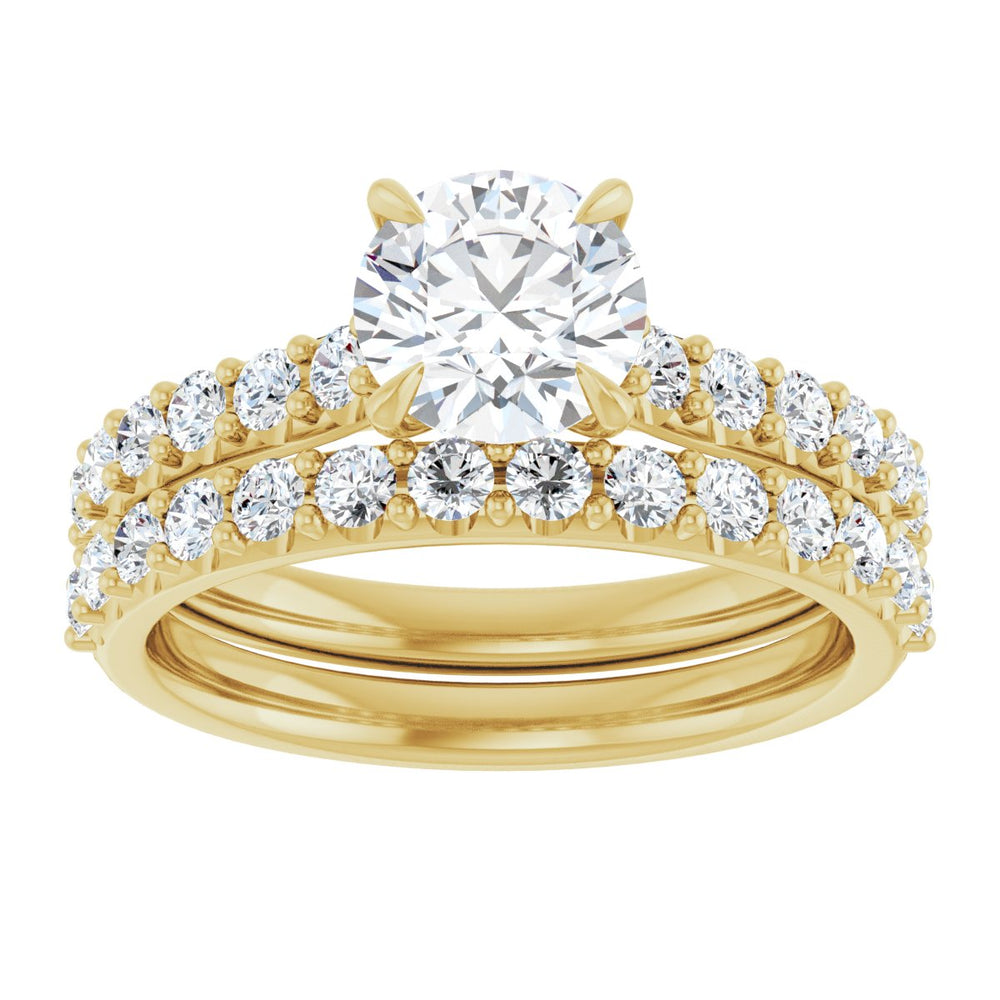 
                  
                    14K Yellow Round 1 ct Engagement Ring
                  
                