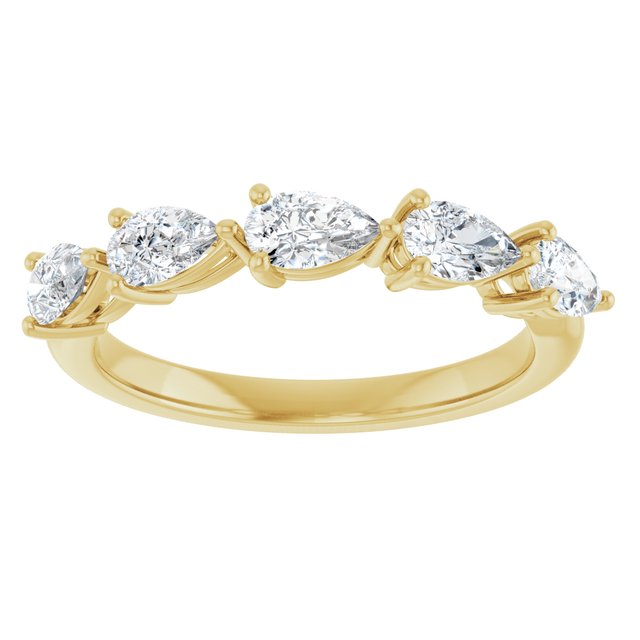 
                  
                    14K Yellow 1 CTW Natural Diamond Anniversary Band
                  
                
