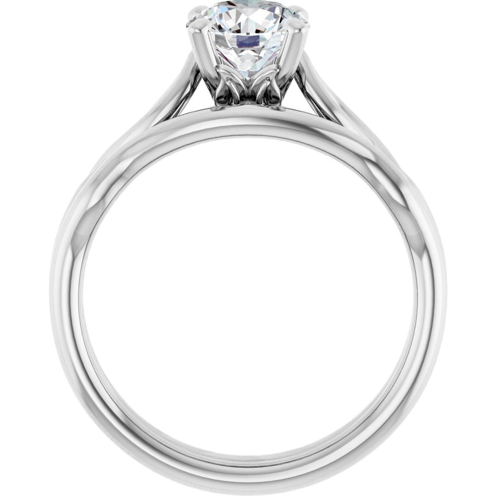 
                  
                    14K White Round 1 ct Engagement Ring
                  
                