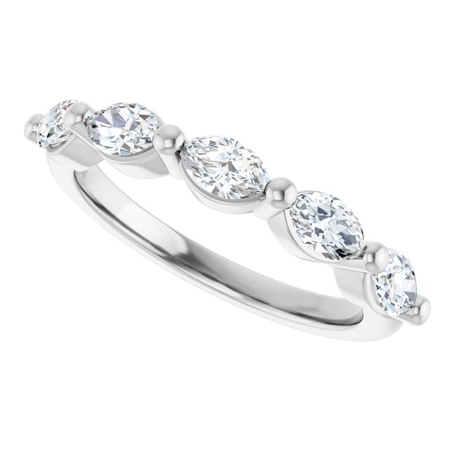 
                  
                    14K White 1 CTW Lab-Grown Diamond Anniversary Band
                  
                