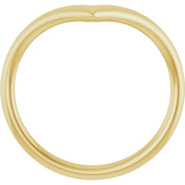 Contour Band in 14K Yellow Gold