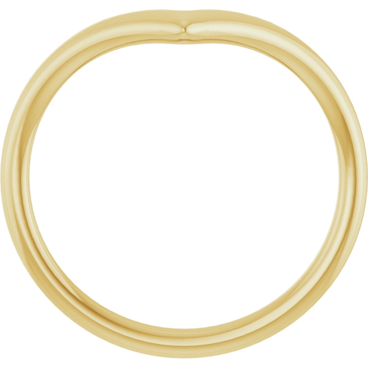 Contour Band in 14K Yellow Gold