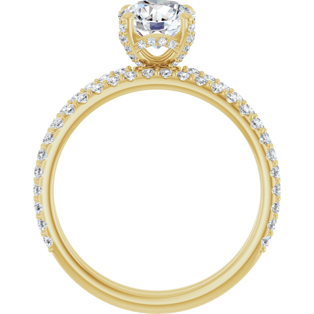 
                  
                    14K Yellow Round 1 ct Engagement Ring
                  
                