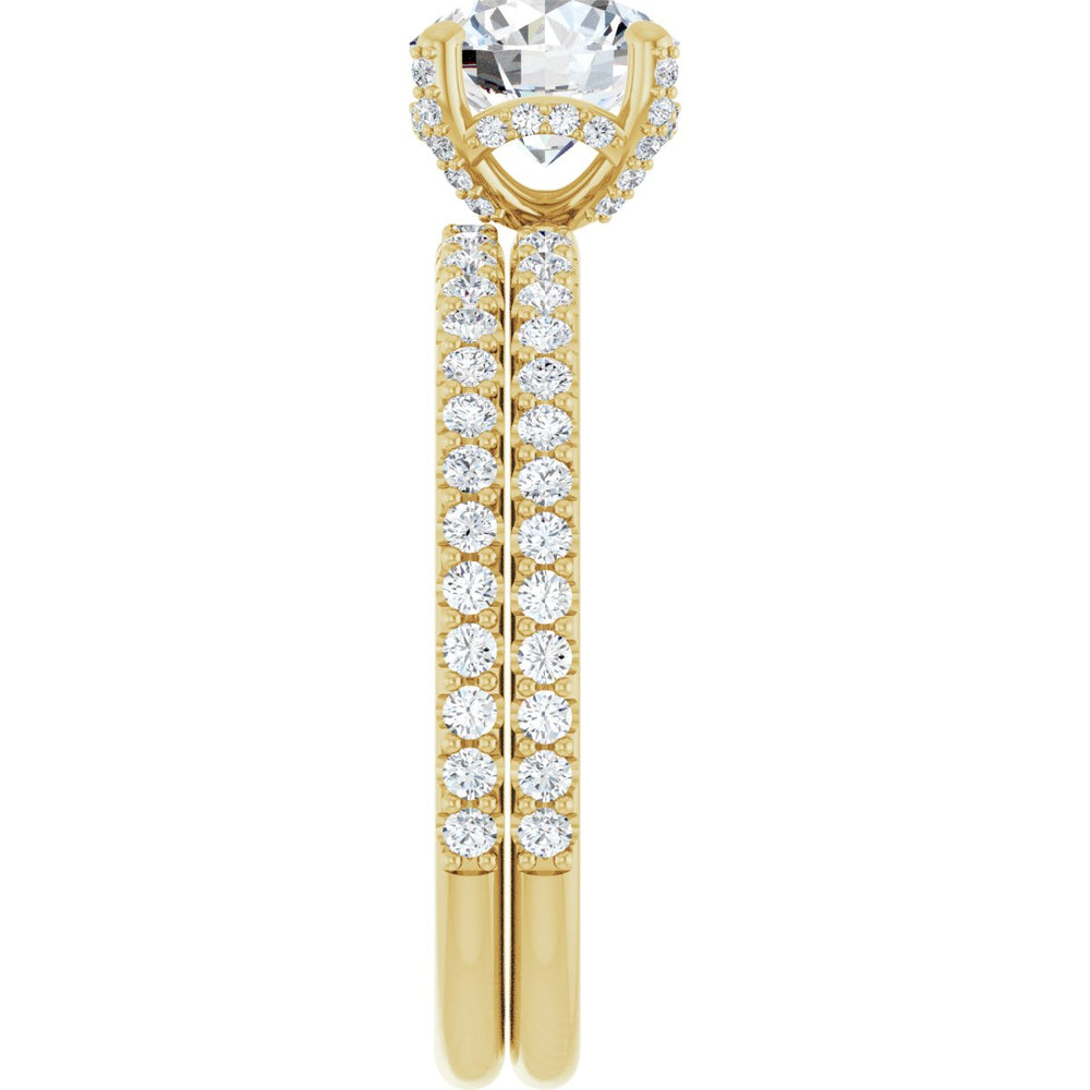 
                  
                    14K Yellow Round 1 ct Engagement Ring
                  
                