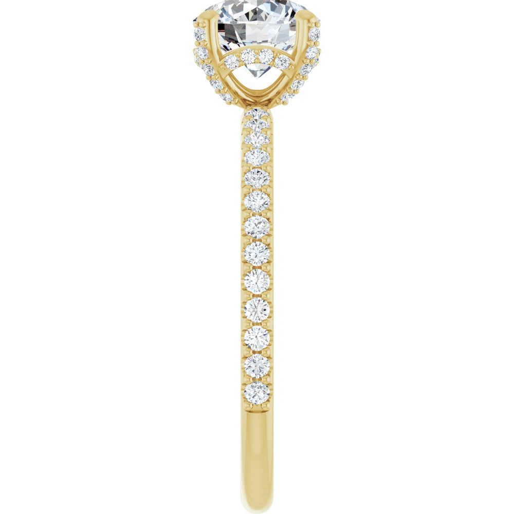 
                  
                    14K Yellow Round 1 ct Engagement Ring
                  
                