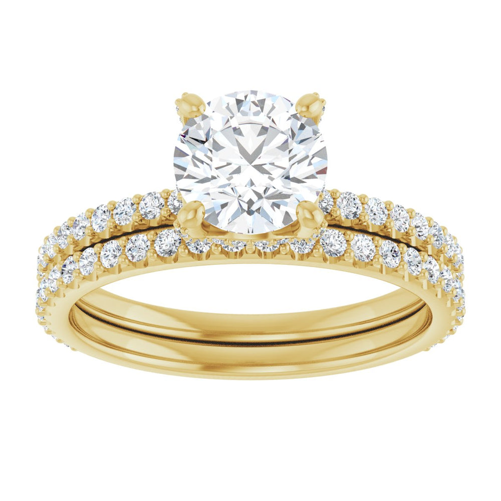 
                  
                    14K Yellow Round 1 ct Engagement Ring
                  
                