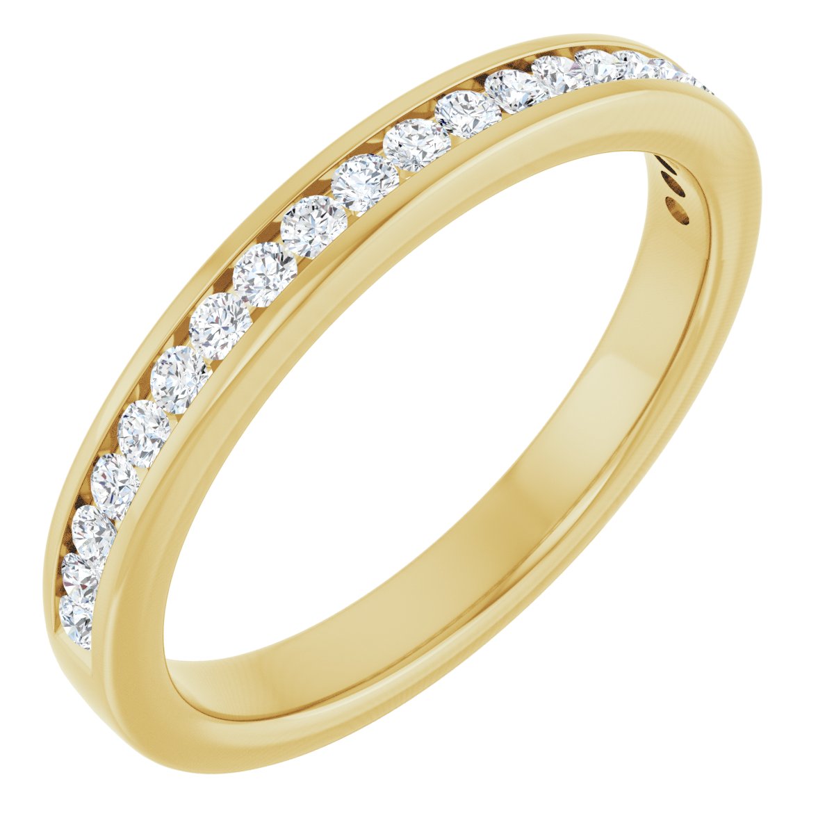 14K Yellow Gold 1/4 CTW Natural Diamond Anniversary Band
