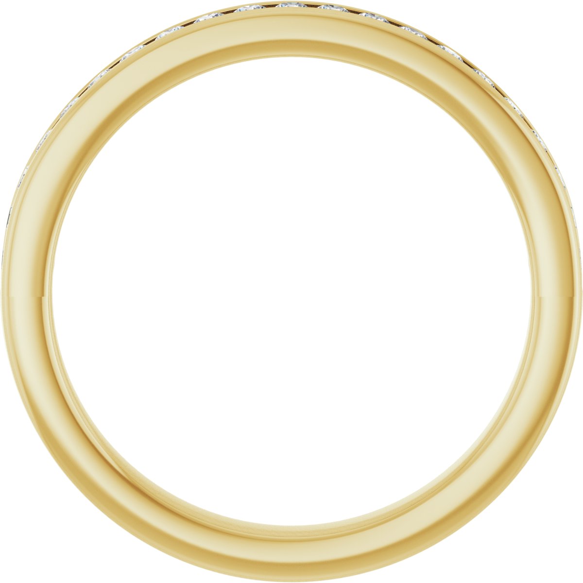 14K Yellow Gold 1/4 CTW Natural Diamond Anniversary Band