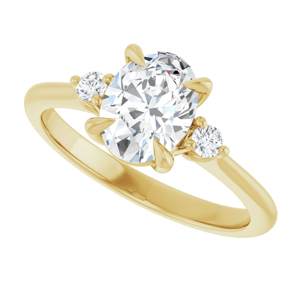 
                  
                    14K Yellow Oval 1 ct Engagement Ring
                  
                