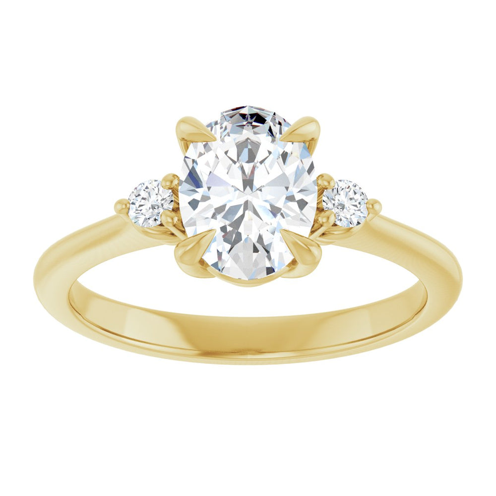 
                  
                    14K Yellow Oval 1 ct Engagement Ring
                  
                