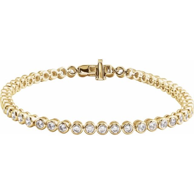 Bezel-Set Bracelet