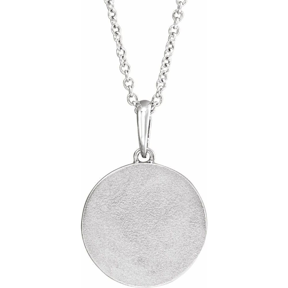 
                  
                    Sterling Silver Natural Multi-Gemstone Petite Moon & Star 18" Necklace
                  
                