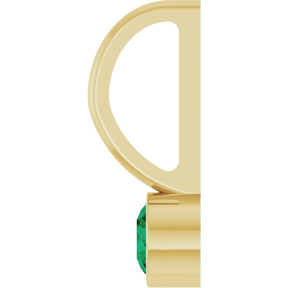 14K Yellow Lab-Grown Charm/Pendant