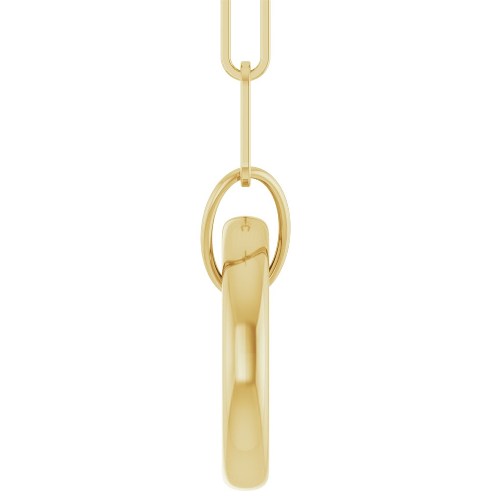 
                  
                    14K Yellow Circle Charm 18" Necklace
                  
                