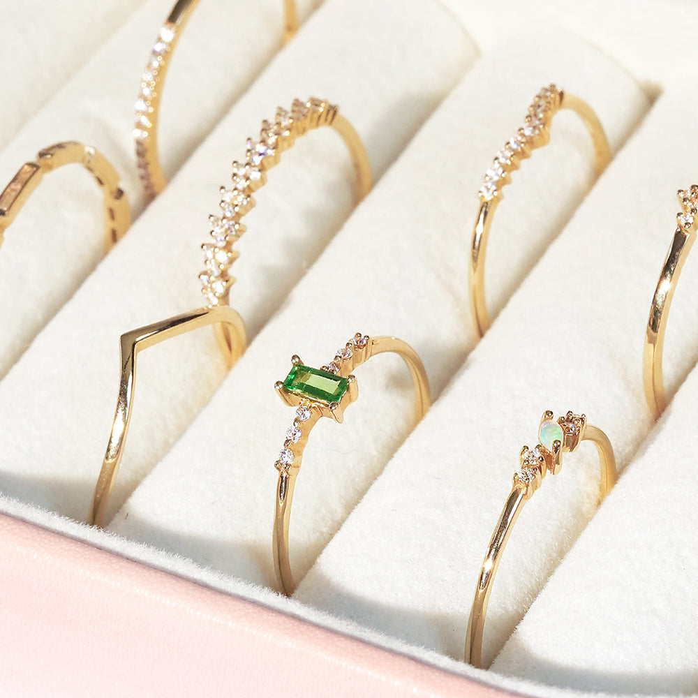 
                  
                    JOVIE | Tsavorite and Lab-Grown Diamond Ring
                  
                