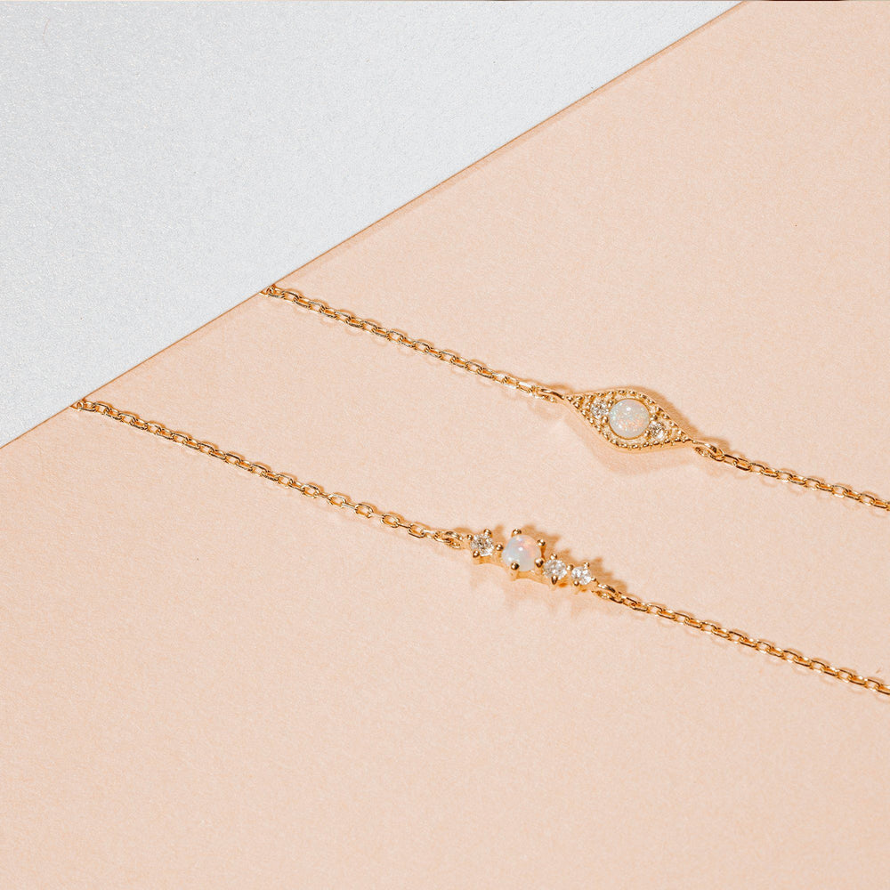 
                  
                    VENUS | Opal and Diamond Necklace
                  
                