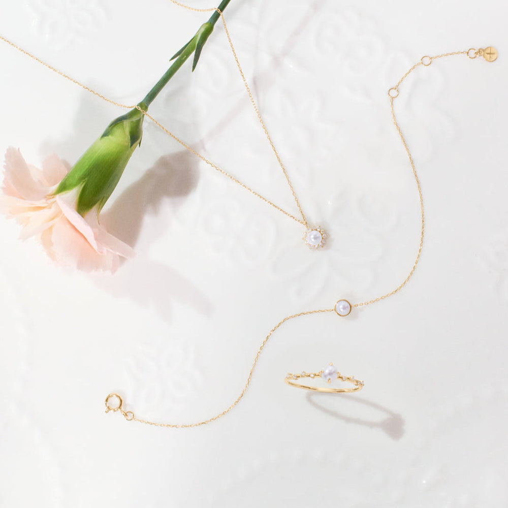 
                  
                    COLETTE | Pearl and Lab Grown Diamond Ring
                  
                