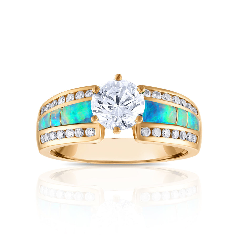 Australian Opal Evermore Ring