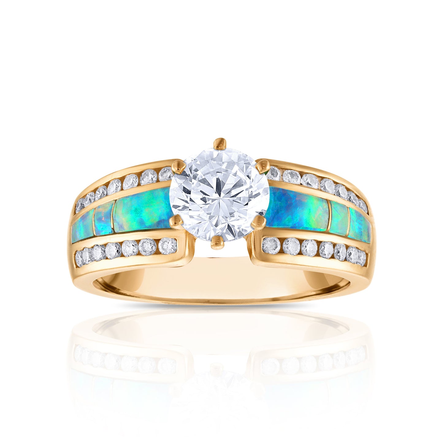 Australian Opal Evermore Ring
