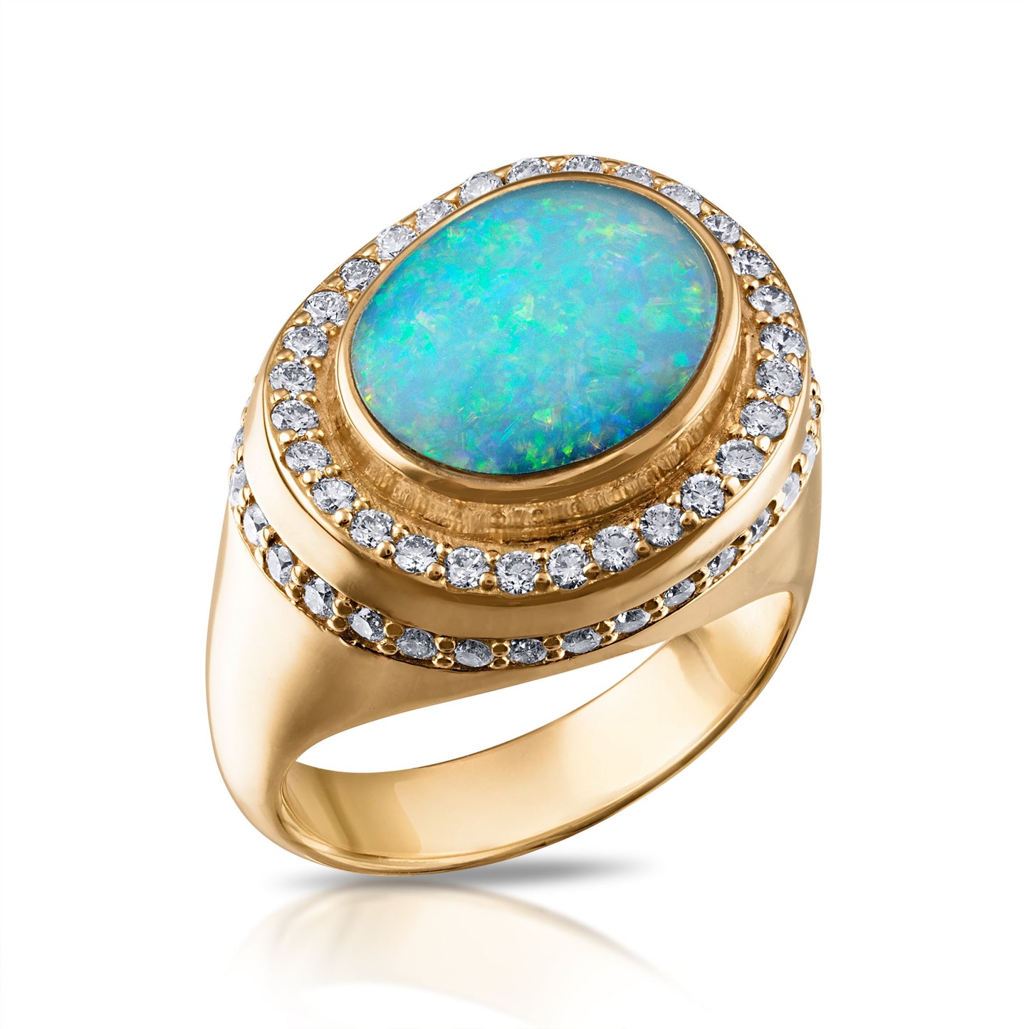 Australian Opal Luminary Ring