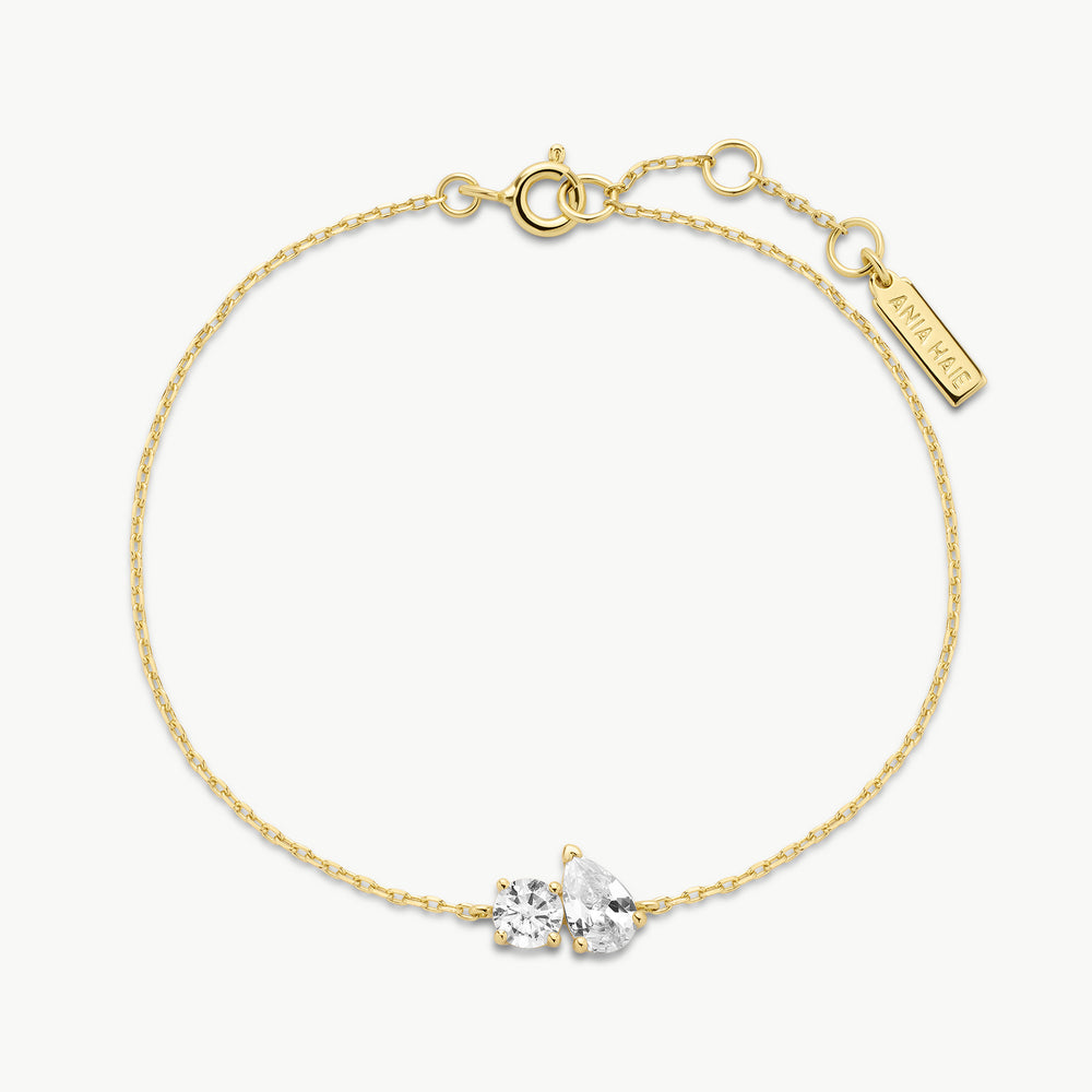 Gold Toi & Moi Bracelet