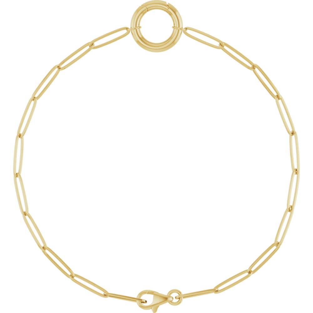 14K Yellow Charm 7" Bracelet