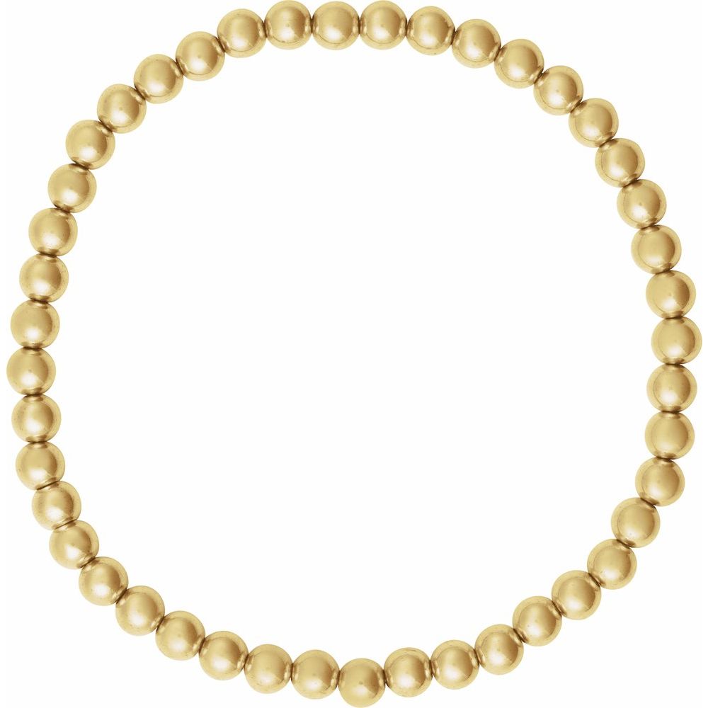 
                  
                    14K Yellow Gold-Filled Elastic Bead 6 1/2" Bracelet
                  
                