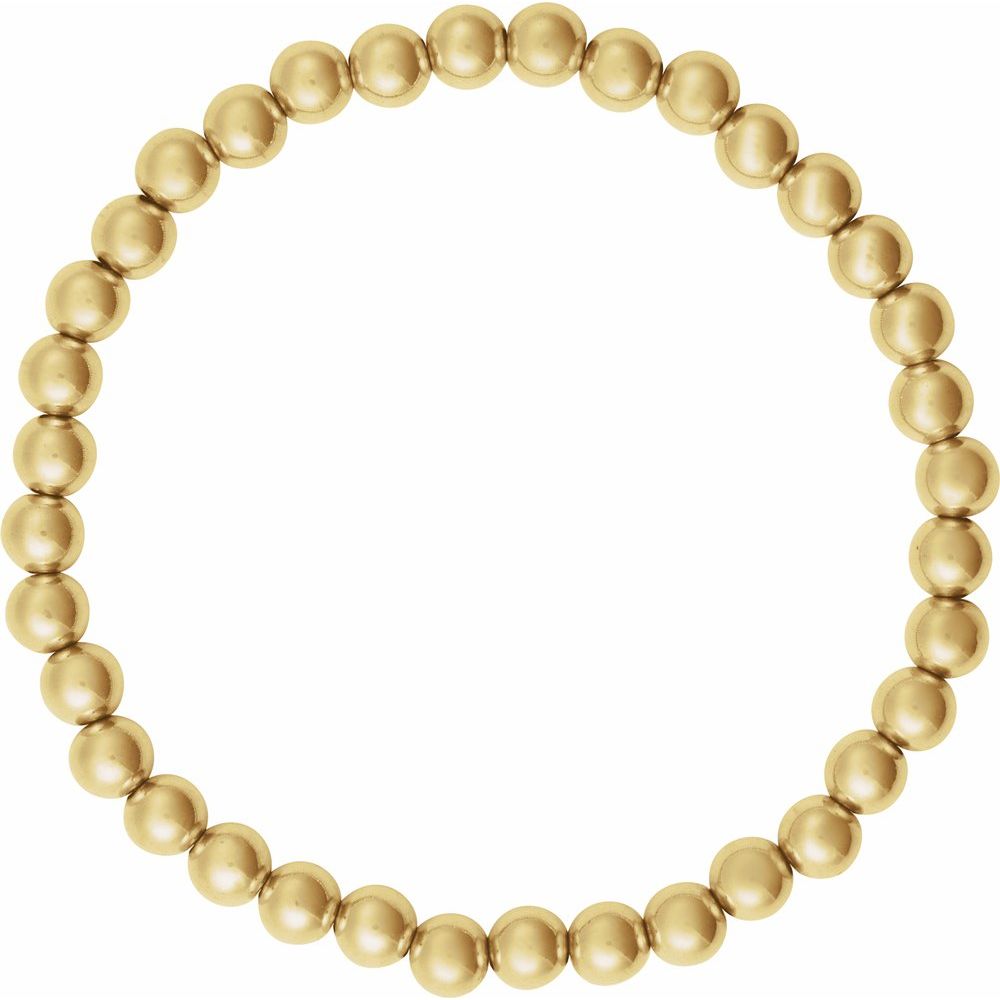
                  
                    14K Yellow Gold-Filled Elastic Bead 6 1/2" Bracelet
                  
                
