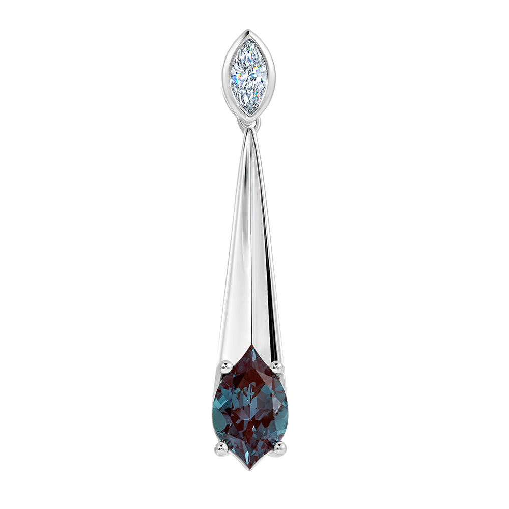 Alexandrite & Diamond Pendant(PENDANT ONLY)
