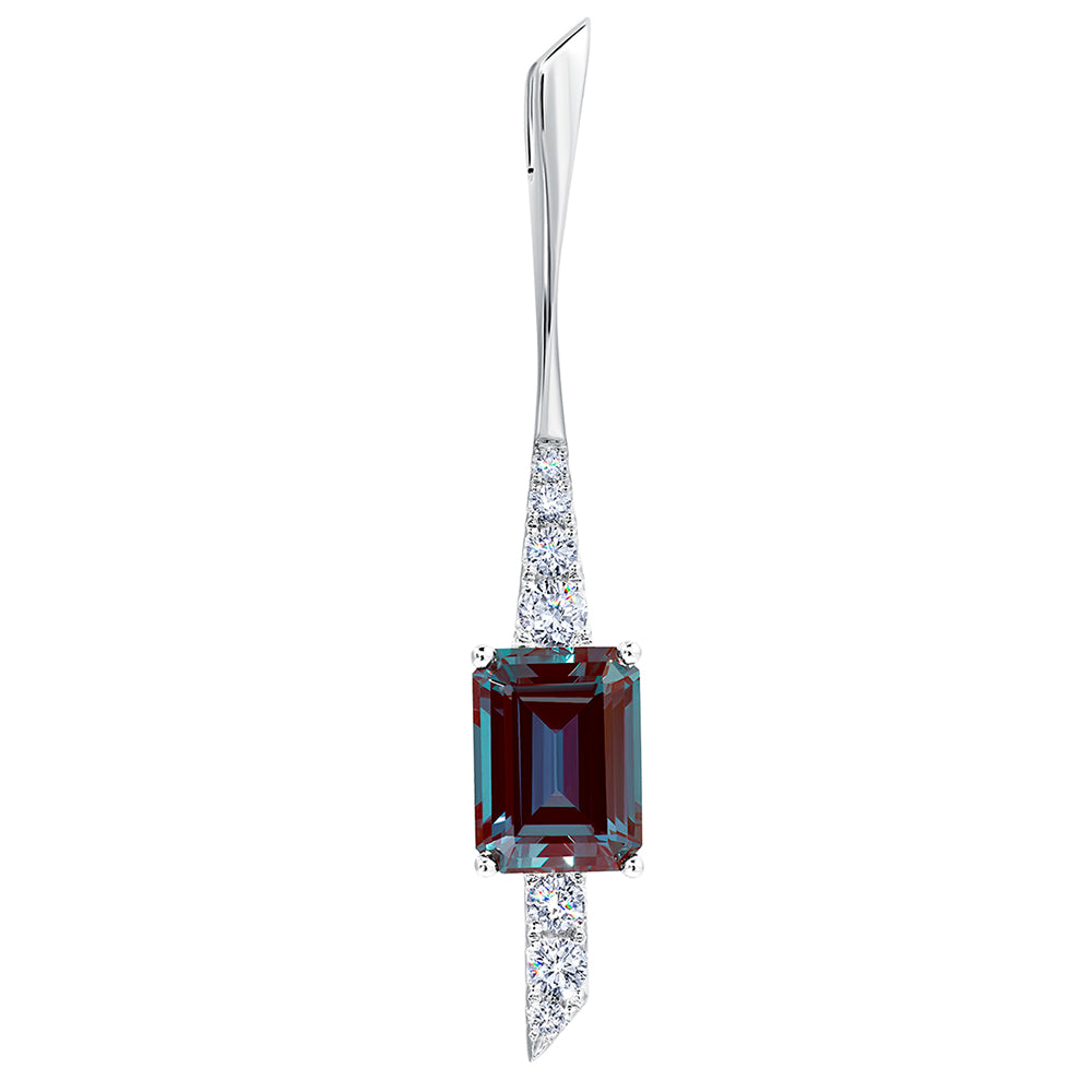 Alexandrite & Diamond Pendant(PENDANT ONLY)