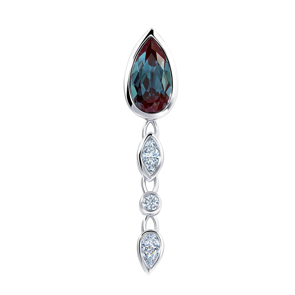 Alexandrite & Diamond Pendant(PENDANT ONLY)