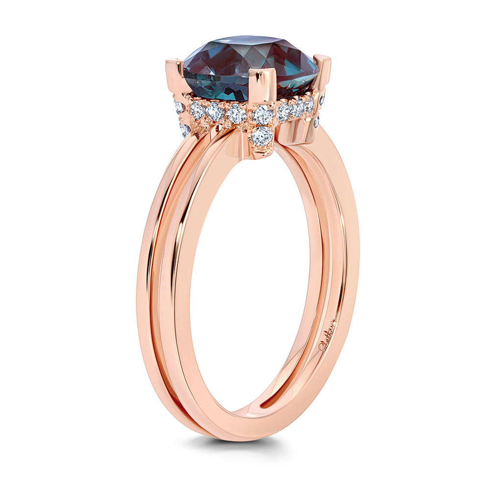 Alexandrite & Diamond Ring