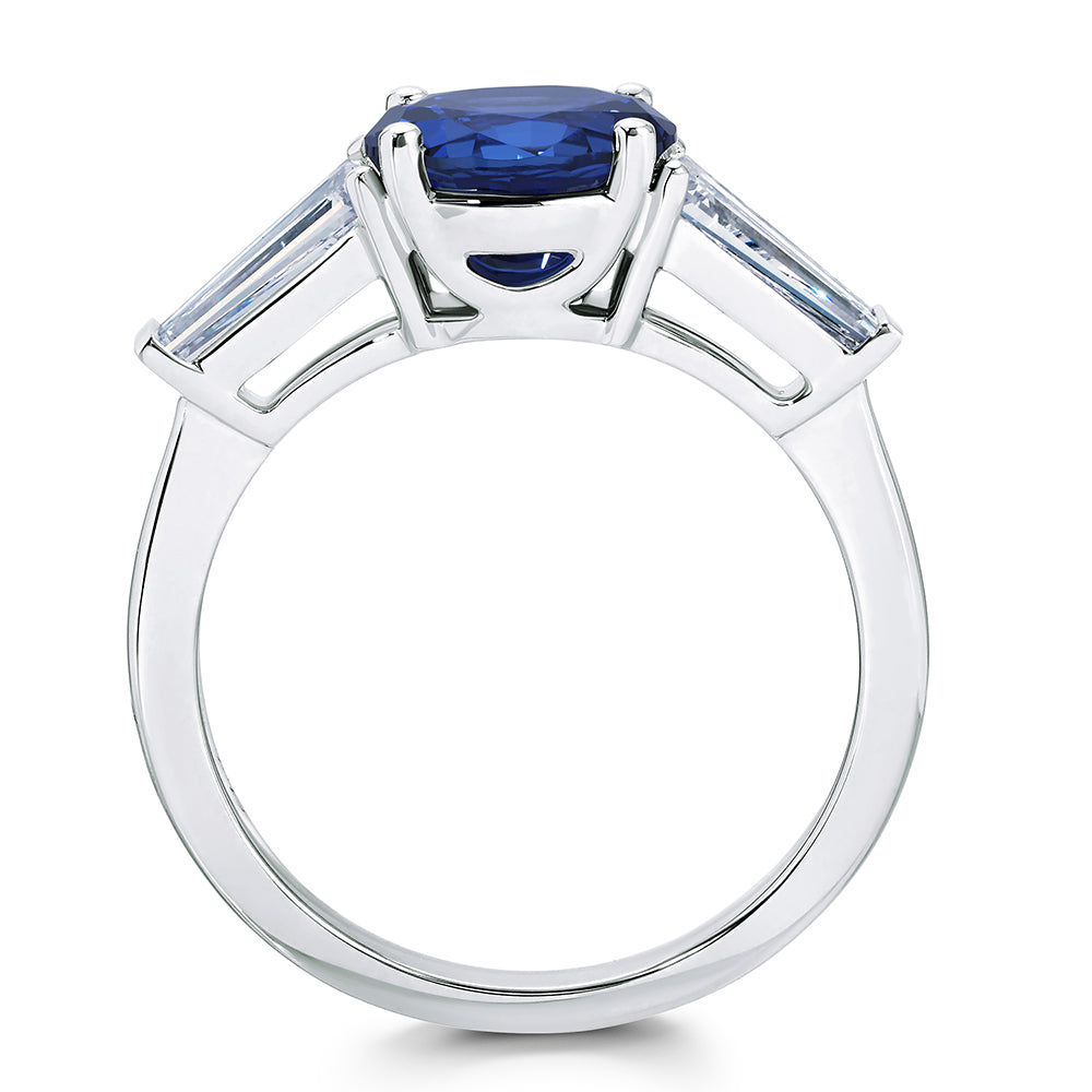 
                  
                    Blue Sapphire & Diamond Ring
                  
                