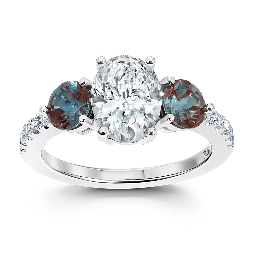 Alexandrite & Diamond Ring