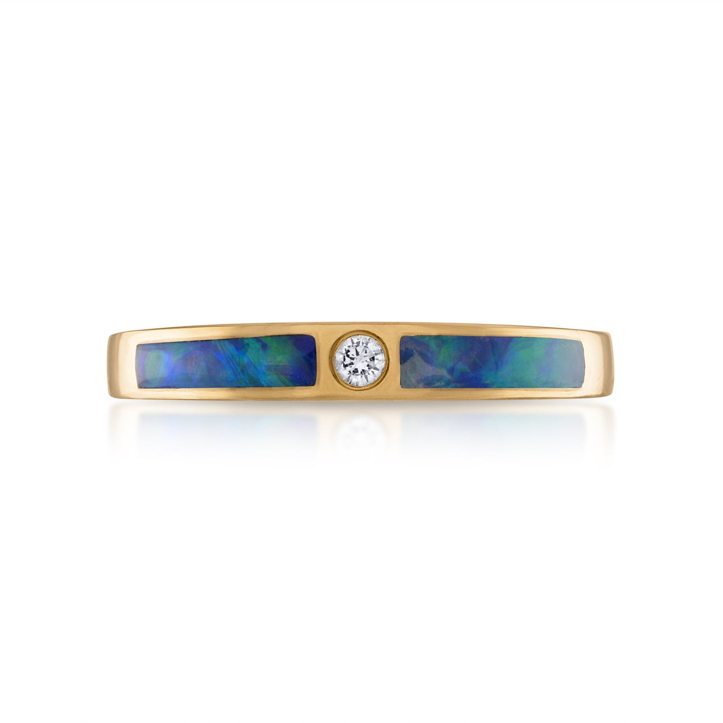 Prism Stackables: Australian Opal Starlight Beam Ring