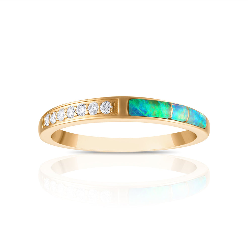 Prism Stackables: Golden Drift Ring