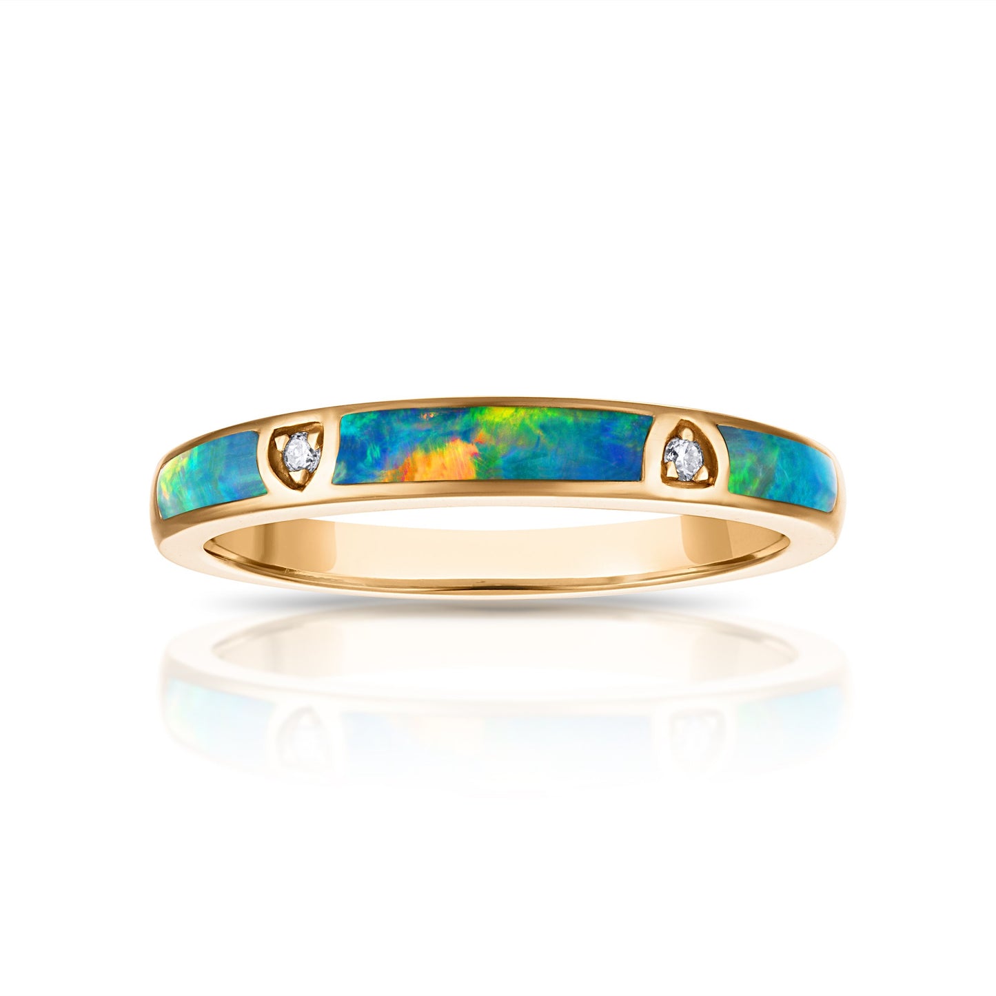 Prism Stackables: Australian Opal Starlight Ring