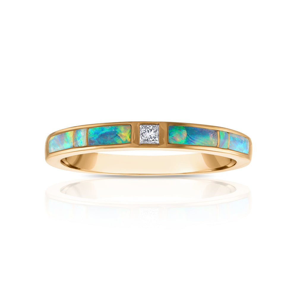 Prism Stackables: Australian Opal Stellar Band