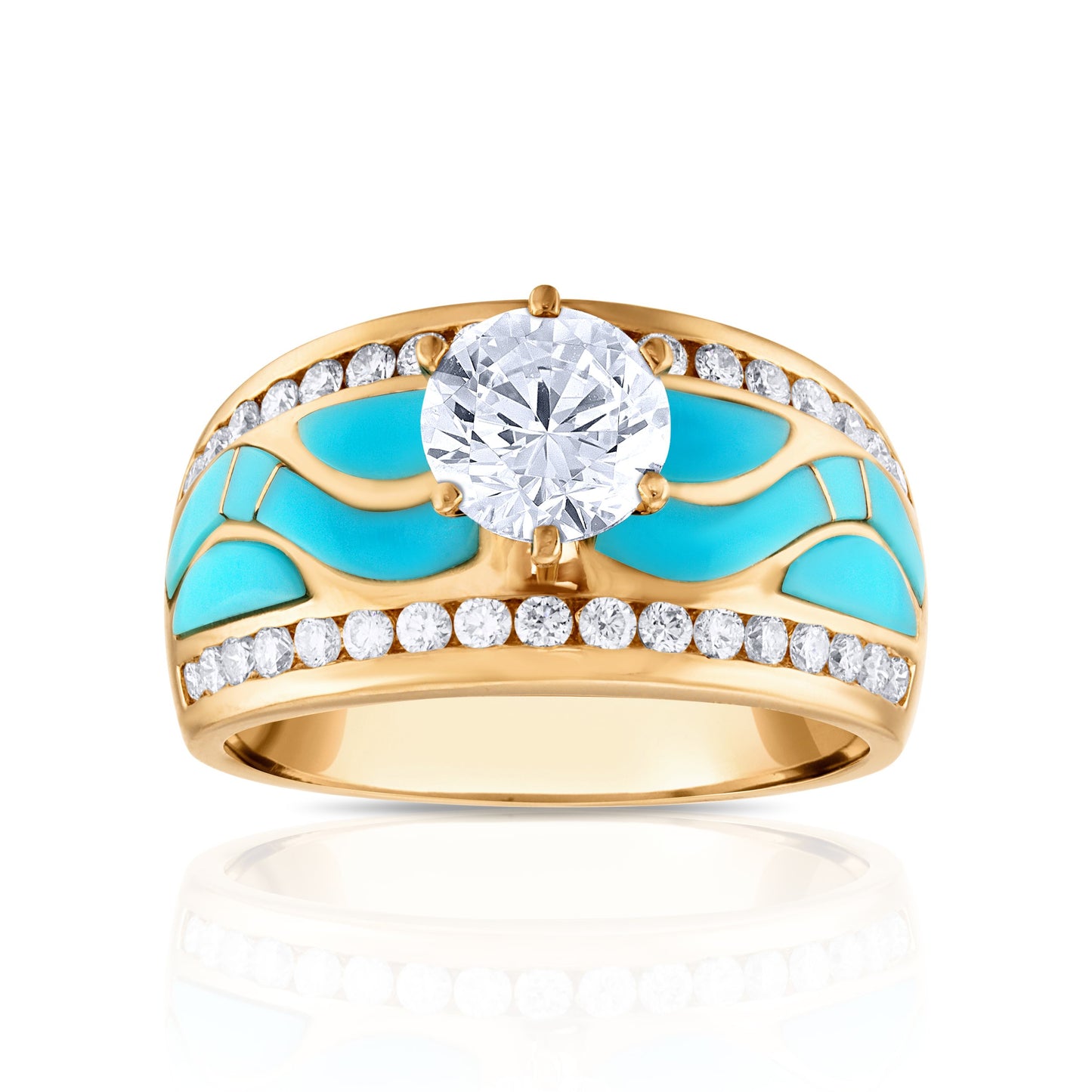 Sleeping Beauty Turquoise Azure Majesty Ring