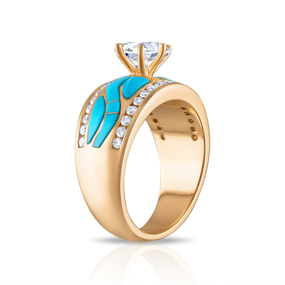 
                  
                    Sleeping Beauty Turquoise Azure Majesty Ring
                  
                