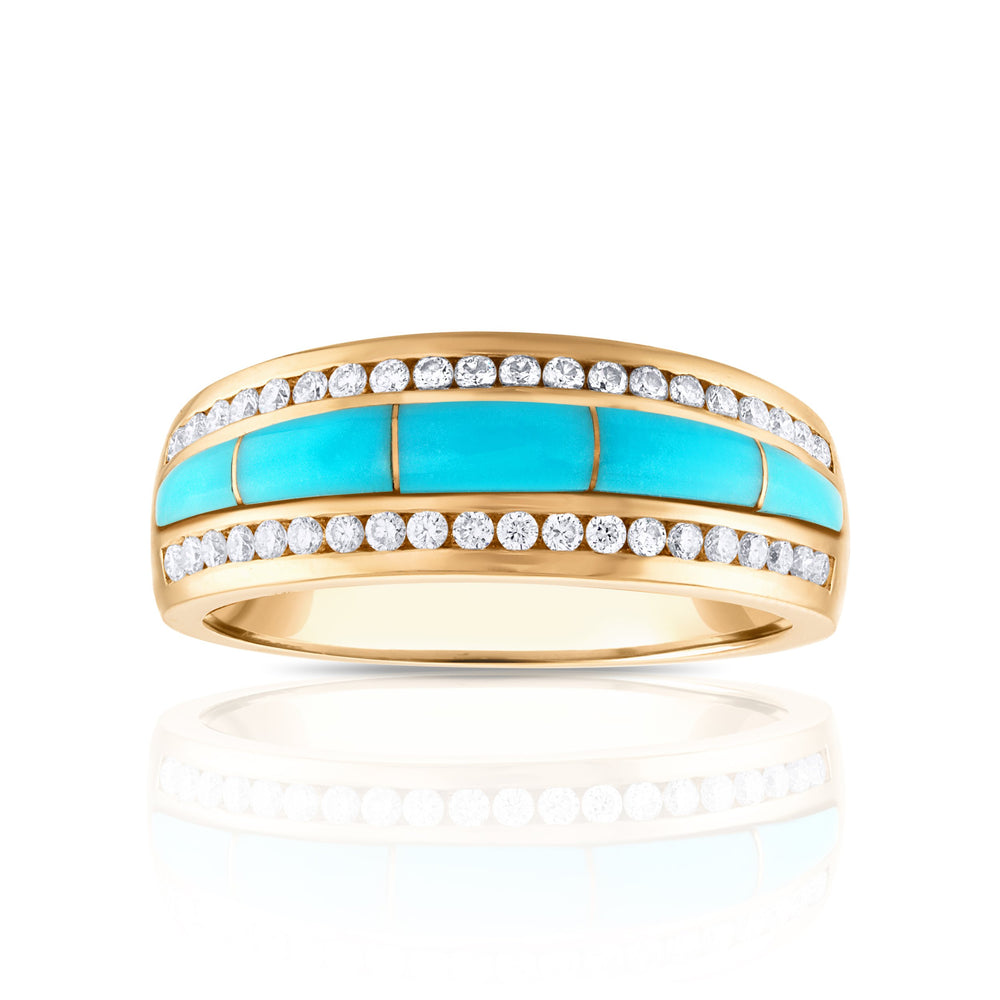 Sleeping Beauty Turquoise Luminous Layers Band