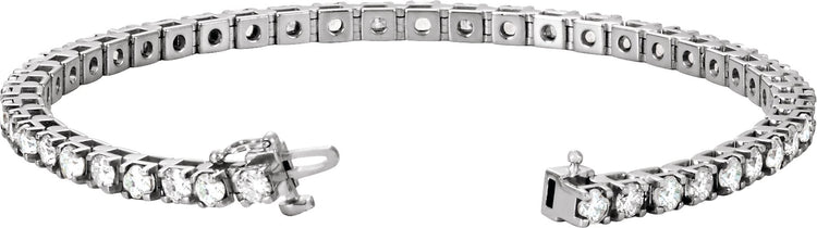14K White Gold 4 3/4 CTW Lab-Grown Diamond Line 7