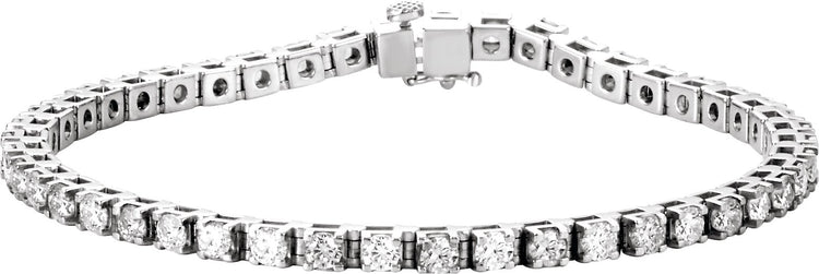14K White Gold 4 3/4 CTW Lab-Grown Diamond Line 7